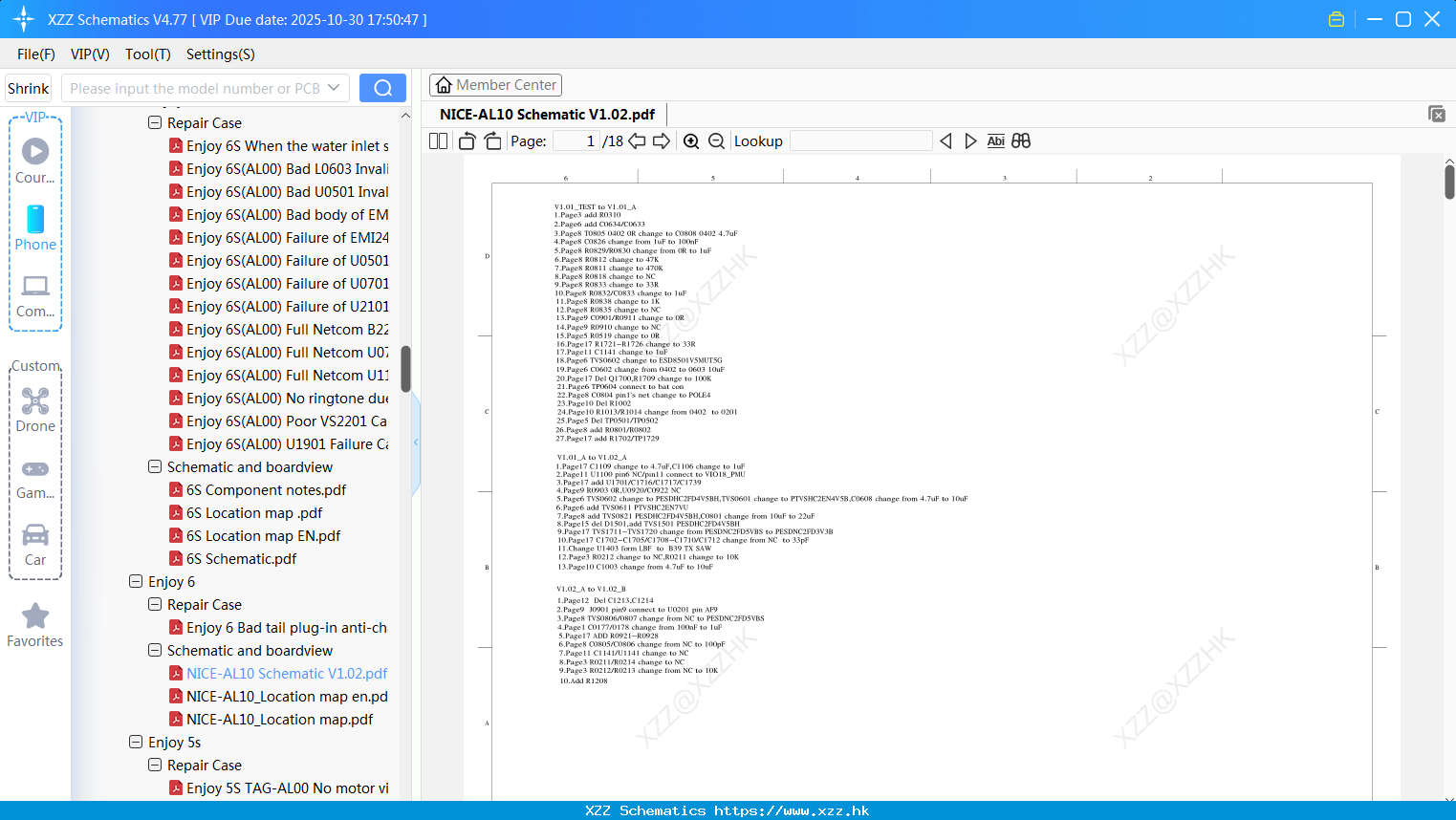 Huawei NICE-AL10 Schematic V1.02